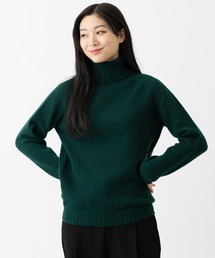 Harley of Scotland レディース タートルネックセーター スーパーソフトウール