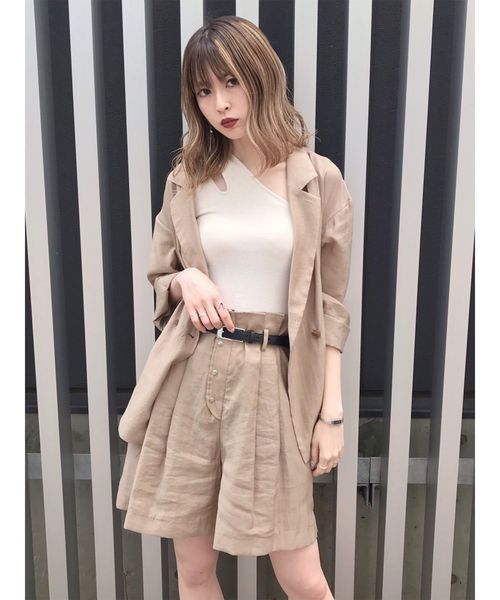 MURUA(ムルーア)の「シアージャケット(テーラードジャケット・レディース・ブラック/ベージュ/その他1・FREE)」の16枚目の写真