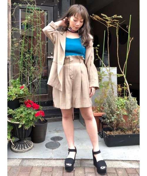 MURUA(ムルーア)の「シアージャケット(テーラードジャケット・レディース・ブラック/ベージュ/その他1・FREE)」の19枚目の写真