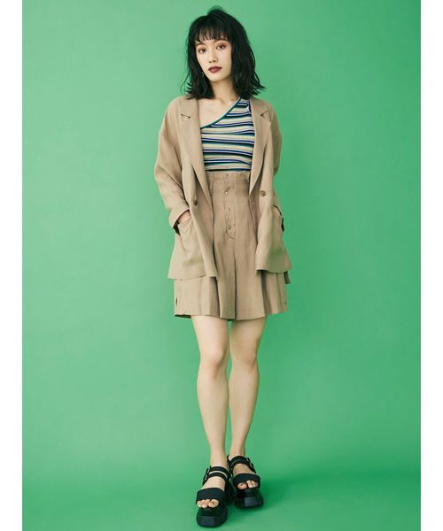 MURUA(ムルーア)の「シアージャケット(テーラードジャケット・レディース・ブラック/ベージュ/その他1・FREE)」の17枚目の写真