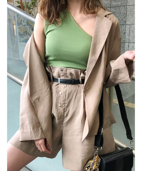 MURUA(ムルーア)の「シアージャケット(テーラードジャケット・レディース・ブラック/ベージュ/その他1・FREE)」の5枚目の写真