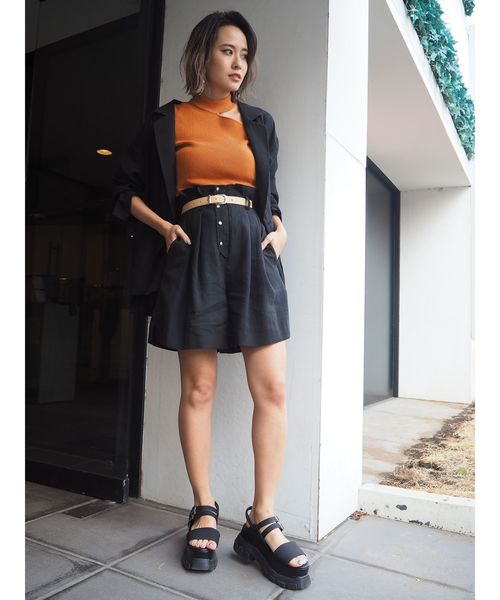 MURUA(ムルーア)の「シアージャケット(テーラードジャケット・レディース・ブラック/ベージュ/その他1・FREE)」の15枚目の写真