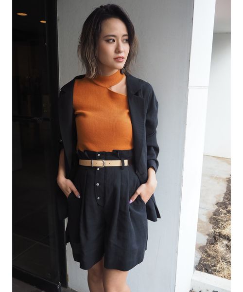 MURUA(ムルーア)の「シアージャケット(テーラードジャケット・レディース・ブラック/ベージュ/その他1・FREE)」の21枚目の写真