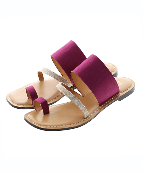 JELLY BEANS（ジェリービーンズ）の「コンビカラートングサンダル(115-8213)JELLY BEANS(ジェリービーンズ)（サンダル・レディース・ブラック/ダークブラウン/カーキ/パープル・LL/S/M/L）」の15枚目の写真