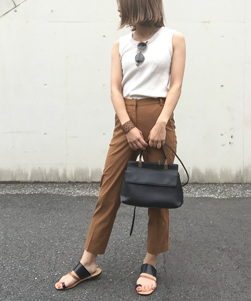 JELLY BEANS（ジェリービーンズ）の「コンビカラートングサンダル(115-8213)JELLY BEANS(ジェリービーンズ)（サンダル・レディース・ブラック/ダークブラウン/カーキ/パープル・LL/S/M/L）」の18枚目の写真