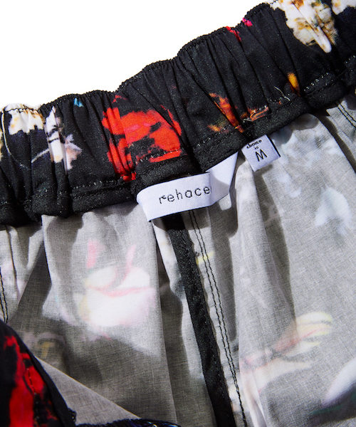 rehacer（レアセル）の「rehacer : Botanical Garden Pants / ボタニカル ガーデン パンツ（その他パンツ・メンズ・ブラック・SMALL/MEDIUM/LARGE）」の4枚目の写真