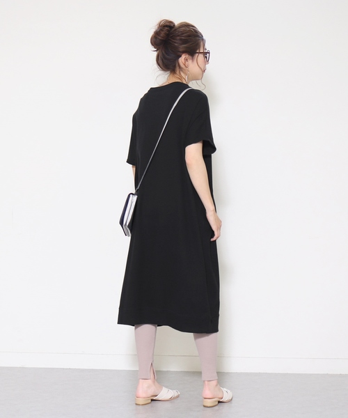 reca(レカ)の「ワッフルワンピース(ワンピース・レディース・オフホワイト/ブラック/杢グレー/ベージュ・M)」の7枚目の写真