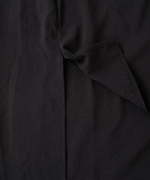 antiqua（アンティカ）の「Ｖネックワイドトップス（Tシャツ/カットソー・レディース・ブラック/オフホワイト/モカ・FREE）」の16枚目の写真