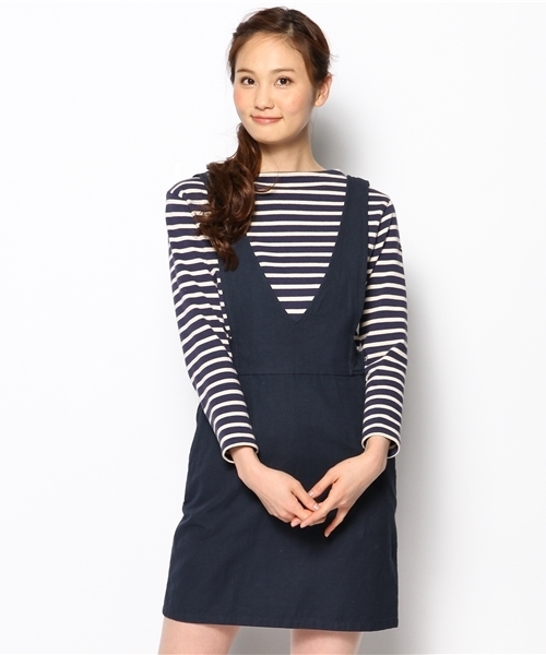 Another Edition（アナザーエディション）の「AE リモーネ ジャンパーSK（スカート・レディース・ブラック/ベージュ/ネイビー・フリー）」の13枚目の写真