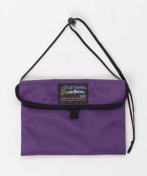 Tough Traveler（タフトラベラー）の「Flap Neck Pouch L（ショルダーバッグ・レディース・ブラック/ベージュ/パープル/ネイビー/ターコイズブルー/ライム/オレンジ/クリア/ホワイト系その他/ブラック系その他/ブルー系その他/ピンク系その他/ホワイト系その他3/ブラック系その他3/ピンク系その他2・FREE）」の12枚目の写真