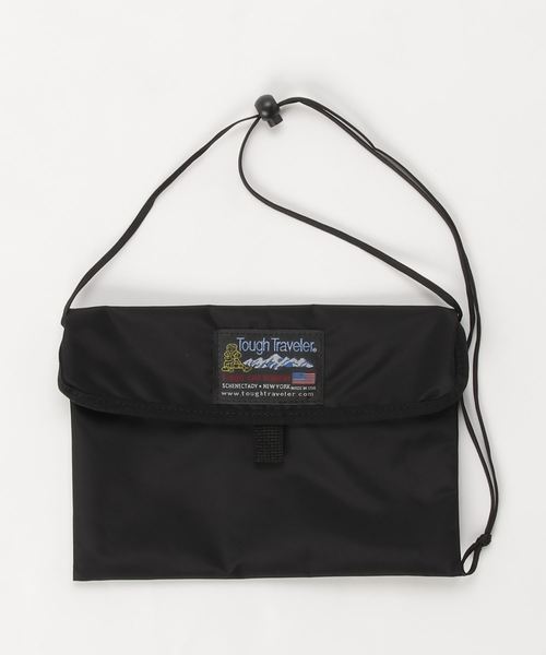 Tough Traveler（タフトラベラー）の「Flap Neck Pouch L（ショルダーバッグ・レディース・ブラック/ベージュ/パープル/ネイビー/ターコイズブルー/ライム/オレンジ/クリア/ホワイト系その他/ブラック系その他/ブルー系その他/ピンク系その他/ホワイト系その他3/ブラック系その他3/ピンク系その他2・FREE）」の4枚目の写真