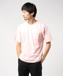 【BS】天竺 ストーンウォッシュ加工 ポケループ 半袖カットソー