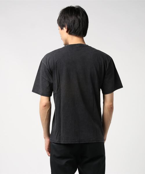 PARKS TOKYO SELECT（パークストウキョウセレクト）の「【BS】天竺 ストーンウォッシュ加工 ポケループ 半袖カットソー（Tシャツ/カットソー・メンズ・ベージュ/ライトピンク/ホワイト/ブラック/サックスブルー/ネイビー・LARGE/MEDIUM）」の7枚目の写真