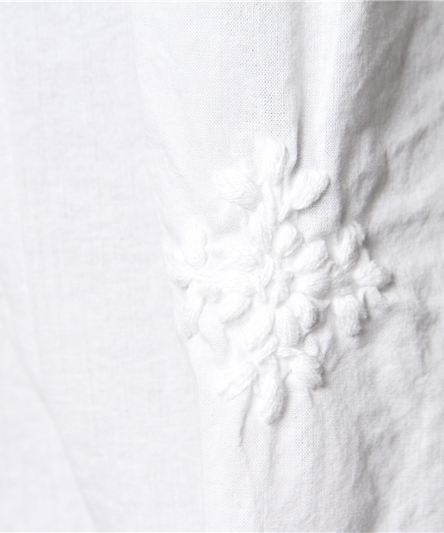 ROSE BUD(ローズバッド)の「LBL-14103 STAND/C PEASNAT TUNIC BLOUSE(シャツ/ブラウス・レディース・ホワイト/レモンイエロー/ラベンダー/ピンク系その他・ONE SIZE)」の7枚目の写真