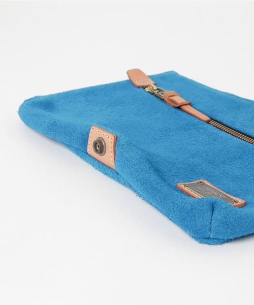 AS2OV（アッソブ）の「【AS2OV】SUEDE PORCH（クラッチバッグ・メンズ・ブルー・FREE）」の3枚目の写真