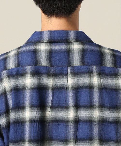 JAM(ジャム)の「【JAM / ジャム】 OMBRE CHECK シャツ(シャツ/ブラウス・メンズ・ネイビー/ブラウン・SMALL/MEDIUM/LARGE)」の6枚目の写真