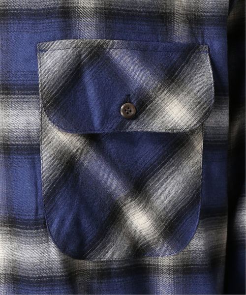 JAM(ジャム)の「【JAM / ジャム】 OMBRE CHECK シャツ(シャツ/ブラウス・メンズ・ネイビー/ブラウン・SMALL/MEDIUM/LARGE)」の9枚目の写真