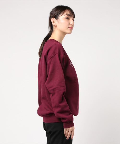 WEGO(ウィゴー)の「WEGO VINTAGE/HARVARDスウェットトレーナー(スウェット・レディース・ブラック/グレー/ワイン・MEDIUM/LARGE)」の4枚目の写真