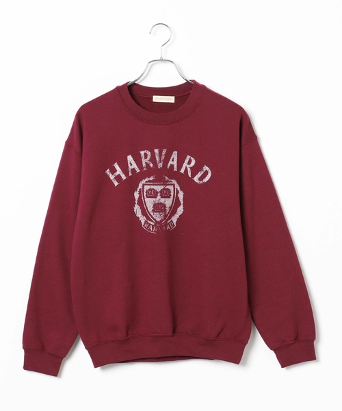 WEGO(ウィゴー)の「WEGO VINTAGE/HARVARDスウェットトレーナー(スウェット・レディース・ブラック/グレー/ワイン・MEDIUM/LARGE)」の3枚目の写真