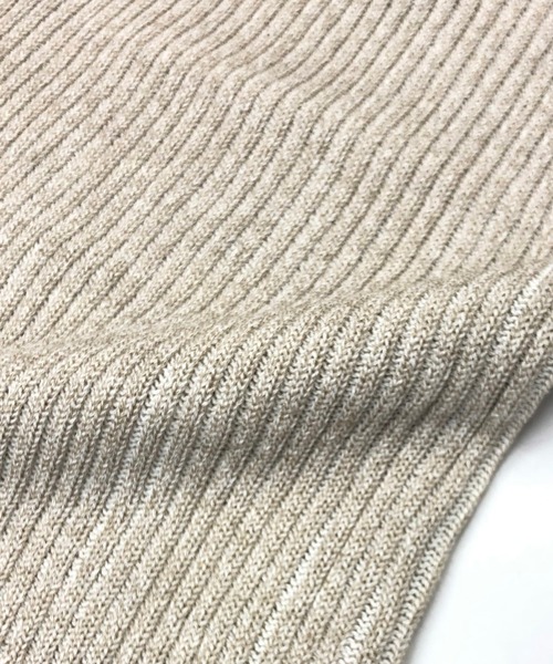 A.S.M（エーエスエム）の「ミックス ワイド リブ編み ハンドウォッシャブル ／ スキニー タートルネック セーター（ニット/セーター・メンズ・ホワイト/チャコールグレー/ライトグレー/ブラック/ブルー/ワインレッド/ベージュ・48/50/52）」の10枚目の写真