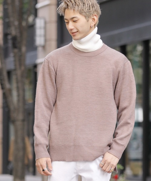 セール】ミックス ワイド リブ編み ハンドウォッシャブル