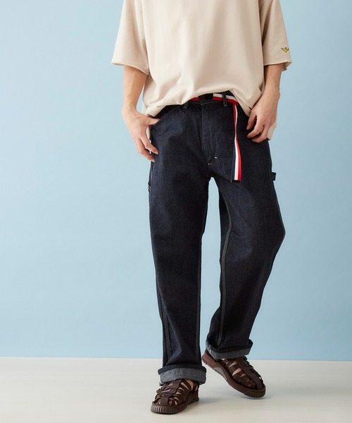 Lee（リー）の「Lee/リー DUNGAREES PAINTER PANTS ペインターパンツ（デニムパンツ・メンズ・ワンウォッシュ・S/M/L）」の4枚目の写真