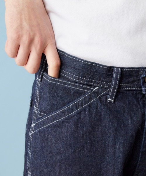 Lee（リー）の「Lee/リー DUNGAREES PAINTER PANTS ペインターパンツ（デニムパンツ・メンズ・ワンウォッシュ・S/M/L）」の8枚目の写真