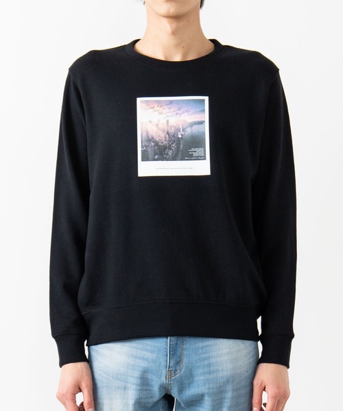 WEGO（ウィゴー）の「WEGO/フォトボックスモノトーンプルオーバー（スウェット・メンズ・ホワイト/ブラック・SMALL/MEDIUM/LARGE）」の7枚目の写真