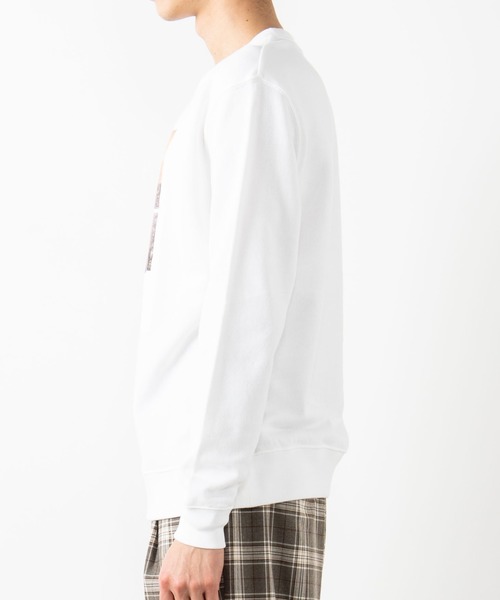 WEGO（ウィゴー）の「WEGO/フォトボックスモノトーンプルオーバー（スウェット・メンズ・ホワイト/ブラック・SMALL/MEDIUM/LARGE）」の6枚目の写真