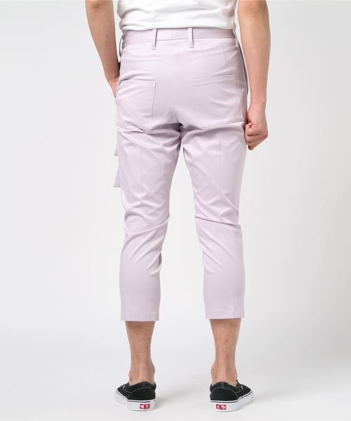 liberum(リベルム)の「【LIBERUM】ジップクロップドパンツ / 2020SS-PT05(スラックス・メンズ・ラベンダー/ブラック・1/2)」の4枚目の写真