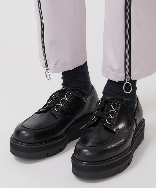 liberum(リベルム)の「【LIBERUM】ジップクロップドパンツ / 2020SS-PT05(スラックス・メンズ・ラベンダー/ブラック・1/2)」の9枚目の写真