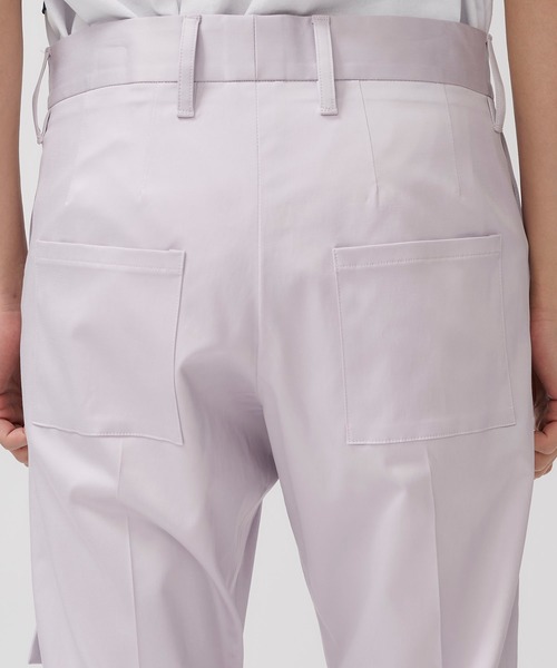 liberum(リベルム)の「【LIBERUM】ジップクロップドパンツ / 2020SS-PT05(スラックス・メンズ・ラベンダー/ブラック・1/2)」の12枚目の写真