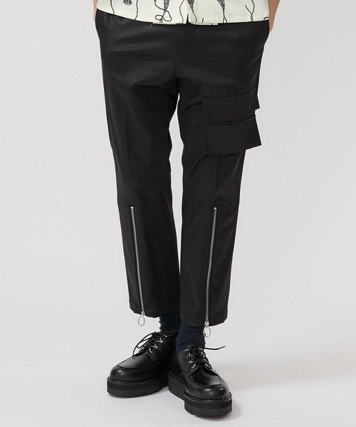 liberum(リベルム)の「【LIBERUM】ジップクロップドパンツ / 2020SS-PT05(スラックス・メンズ・ラベンダー/ブラック・1/2)」の15枚目の写真