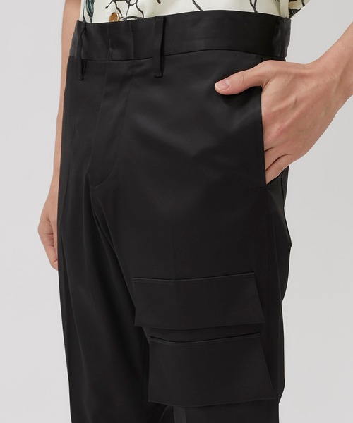 liberum(リベルム)の「【LIBERUM】ジップクロップドパンツ / 2020SS-PT05(スラックス・メンズ・ラベンダー/ブラック・1/2)」の17枚目の写真