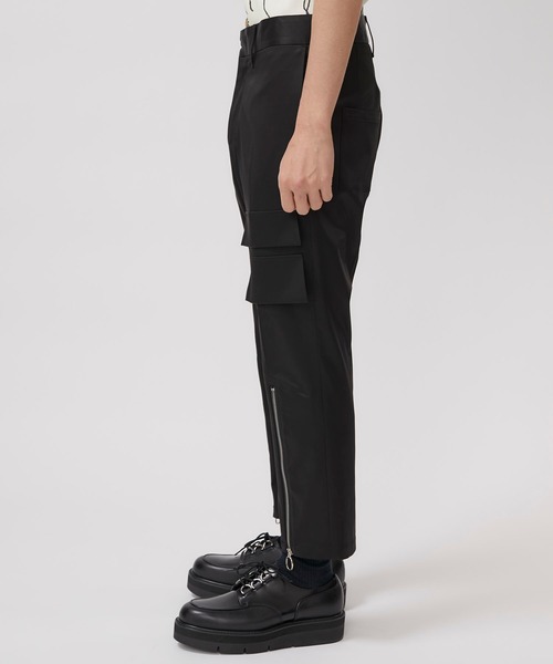 liberum(リベルム)の「【LIBERUM】ジップクロップドパンツ / 2020SS-PT05(スラックス・メンズ・ラベンダー/ブラック・1/2)」の19枚目の写真