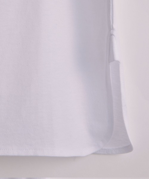 classicalelf（クラシカルエルフ）の「キッズ サイドスリット入りビッグシルエットミドル丈無地Tシャツ(半袖)（Tシャツ/カットソー・キッズ・ブラウン/ブラック/ベージュ/ホワイト・130/140/150/160）」の14枚目の写真