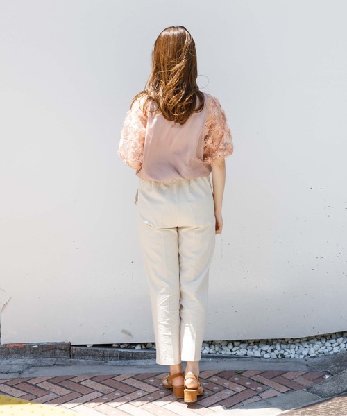 flower（フラワー）の「サンフラワートップ（シャツ/ブラウス・レディース・アイボリー/ピンク・FREE）」の15枚目の写真