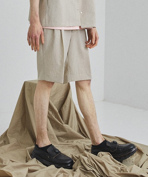UNITED TOKYO（ユナイテッドトウキョウ）の「Ｑｕｉｃｋｄｒｙ バミューダパンツ（スラックス・メンズ・ブラック/ベージュ/ミント・1/2/3）」の3枚目の写真