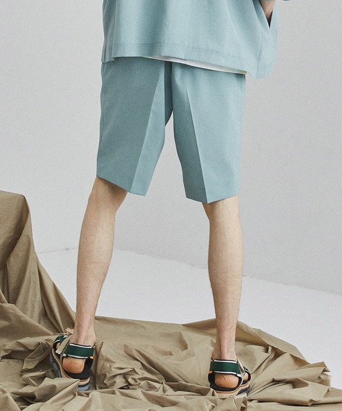 UNITED TOKYO（ユナイテッドトウキョウ）の「Ｑｕｉｃｋｄｒｙ バミューダパンツ（スラックス・メンズ・ブラック/ベージュ/ミント・1/2/3）」の15枚目の写真