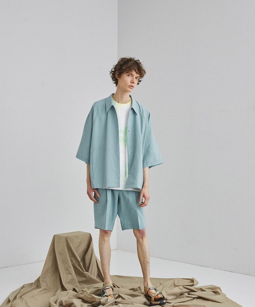 UNITED TOKYO（ユナイテッドトウキョウ）の「Ｑｕｉｃｋｄｒｙ バミューダパンツ（スラックス・メンズ・ブラック/ベージュ/ミント・1/2/3）」の12枚目の写真