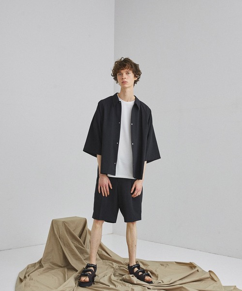 UNITED TOKYO（ユナイテッドトウキョウ）の「Ｑｕｉｃｋｄｒｙ バミューダパンツ（スラックス・メンズ・ブラック/ベージュ/ミント・1/2/3）」の4枚目の写真