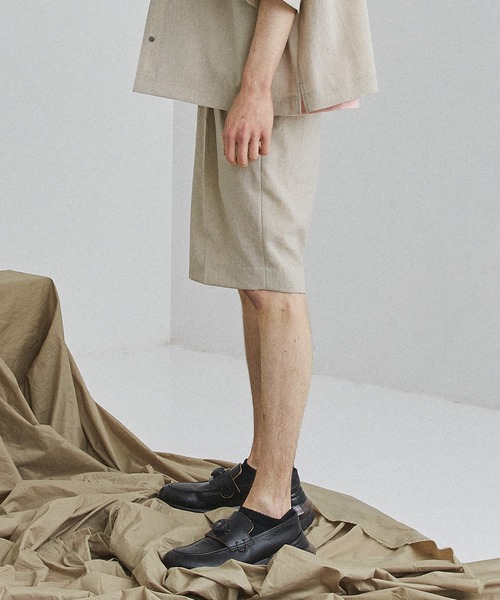 UNITED TOKYO（ユナイテッドトウキョウ）の「Ｑｕｉｃｋｄｒｙ バミューダパンツ（スラックス・メンズ・ブラック/ベージュ/ミント・1/2/3）」の9枚目の写真