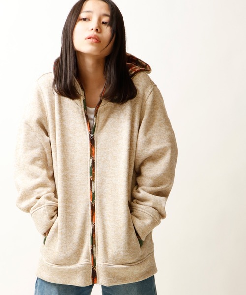 セール Power To The People ライトスライバーニット チェックパーカー パーカー Power To The People パワートゥーザピープル のファッション通販 Zozotown