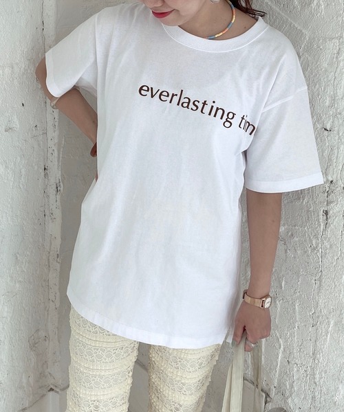 archives（アルシーヴ）の「アソートBIG TEE（Tシャツ/カットソー・レディース・ベージュ/ラベンダー/ホワイト系その他/ホワイト系その他2/ホワイト系その他3/ホワイト系その他4・MEDIUM）」の4枚目の写真