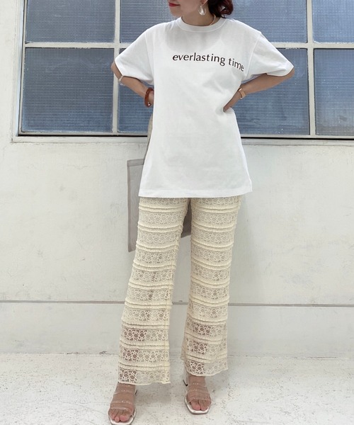 archives（アルシーヴ）の「アソートBIG TEE（Tシャツ/カットソー・レディース・ベージュ/ラベンダー/ホワイト系その他/ホワイト系その他2/ホワイト系その他3/ホワイト系その他4・MEDIUM）」の8枚目の写真