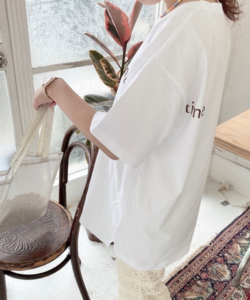 archives（アルシーヴ）の「アソートBIG TEE（Tシャツ/カットソー・レディース・ベージュ/ラベンダー/ホワイト系その他/ホワイト系その他2/ホワイト系その他3/ホワイト系その他4・MEDIUM）」の9枚目の写真