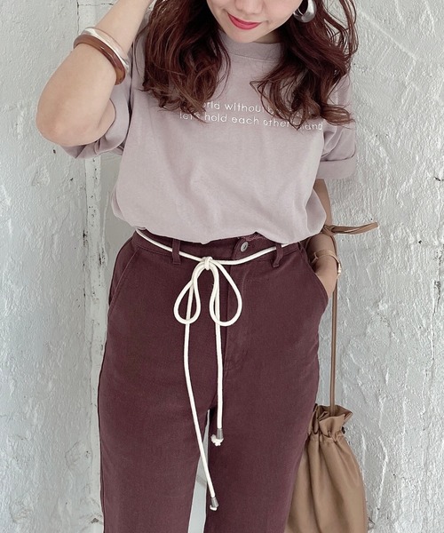 archives（アルシーヴ）の「アソートBIG TEE（Tシャツ/カットソー・レディース・ベージュ/ラベンダー/ホワイト系その他/ホワイト系その他2/ホワイト系その他3/ホワイト系その他4・MEDIUM）」の12枚目の写真