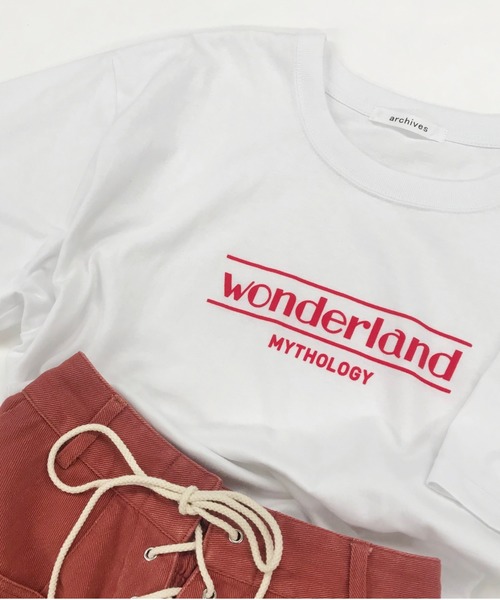 archives（アルシーヴ）の「アソートBIG TEE（Tシャツ/カットソー・レディース・ベージュ/ラベンダー/ホワイト系その他/ホワイト系その他2/ホワイト系その他3/ホワイト系その他4・MEDIUM）」の14枚目の写真