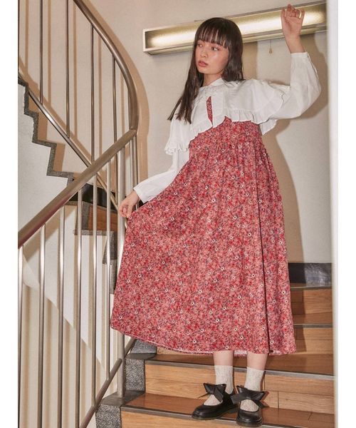 Flowerコーデュロイワンピース ワンピース Merry Jenny メリージェニー のファッション通販 Zozotown