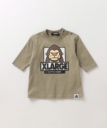 XLARGE KIDS | ファニーゴリラプリント７分袖Tシャツ(Tシャツ/カットソー)